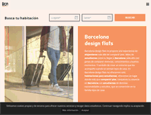 Tablet Screenshot of pisosestudiantesbarcelona.com